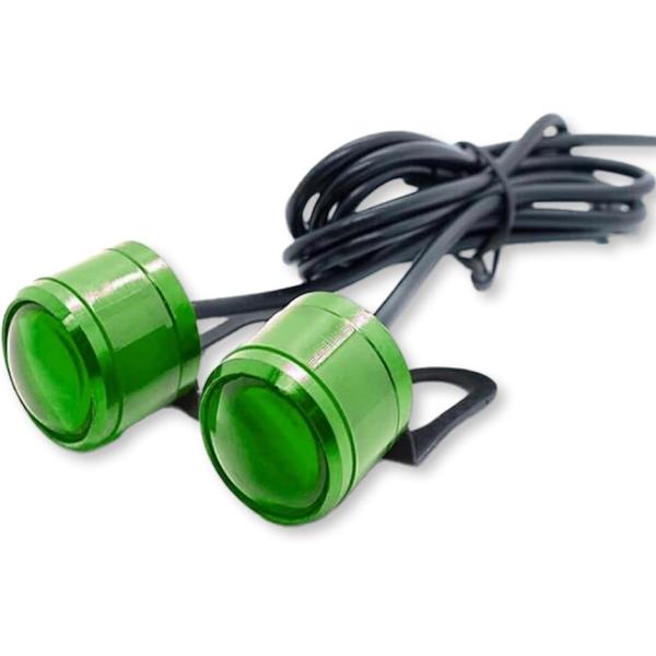 【互換品】 ストロボライト LED 12V 2連 フラッシュ バイク 自動車 コンパクト デイライト...