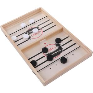 スリングホッケー テーブルゲーム ボードゲーム 卓上 木製 パーティー 対戦