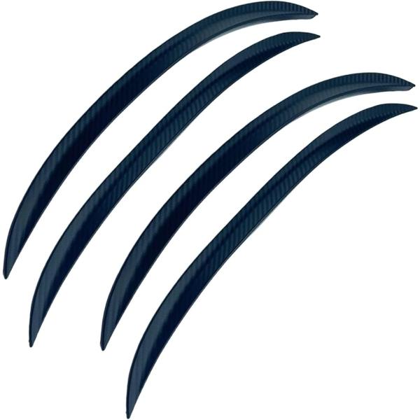 オーバー フェンダー モール 汎用 出幅 15mm ハミタイ 泥除け 対策 PVC 4本 セット (...