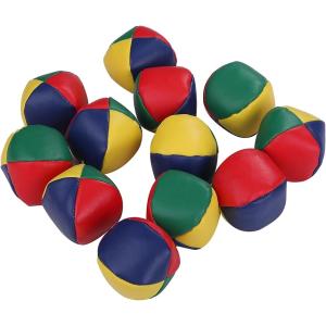 ジャグリングボール 12個セット カラフル 大道芸 お手玉 かくし芸 1ダース 練習 余興に使用の商品画像
