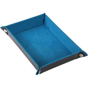 レザートレイ 小物入れ スカイブルー