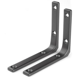 250mmx200mmx30mm 棚受け金具L字金具 スチール製 ブラケット 4本入