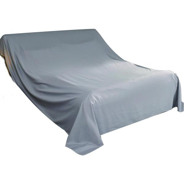 マルチカバー 家具 ソファー ベッド 埃 ほこりよけ 大判 布カバー( グレー)