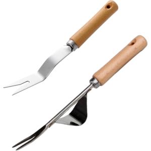 草取り道具 草抜きフォーク 除草 雑草 ステンレス 2本セット