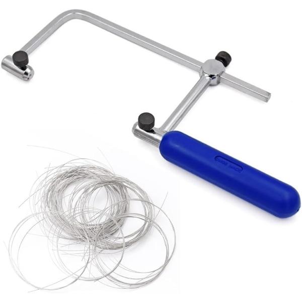 糸鋸 ダイヤモンドワイヤー ワイヤーソー 糸のこ 金属 手動 ガラス 陶器 石細工 切断用 極細 替...