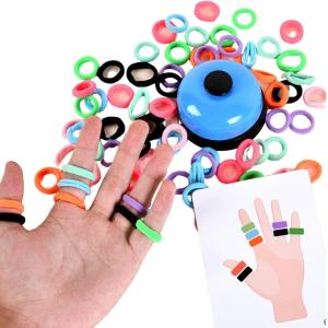 リングディング テーブルゲーム 指遊び カードゲーム 早押しボタン ゴム 80個セット