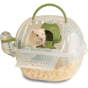 ハムスターケージ キャリー おでかけ おしゃれ 小動物 外出ケージ 給水