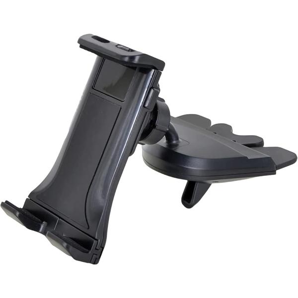 スマホ車載ホルダー 4-12インチ CDスロット取付型 スマホ・タブレット兼用 360度回転 多機種...