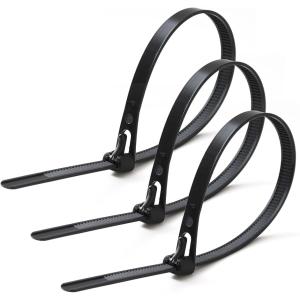 結束バンド 繰り返し使える 取り外し可能 100本入 屋外 太い 長い