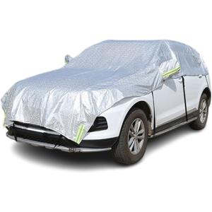 車カバー ハーフ カーカバー ボディーカバー 車体カバー 防水 防塵 固定バックル付き 軽自動車・ハ...