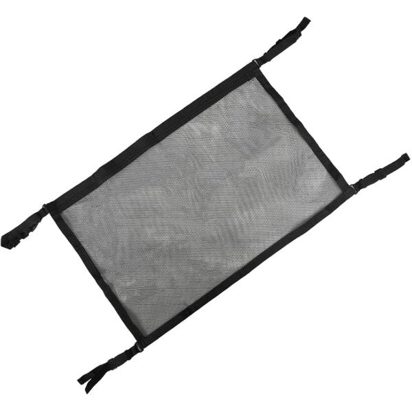 ラゲッジネット ルーフネット 天井ネット 車用 天井収納 車内 荷物 小物 車中泊(ブラック,  8...