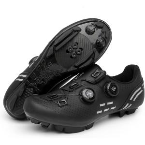 ロードシューズ ビンディング サイクル 靴 SPD SL LOOK 対応(ブラック