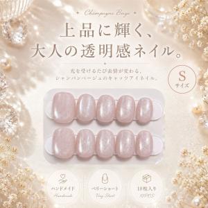 ネイルチップ ベリーショート 短め つけ爪 ハン...の商品画像
