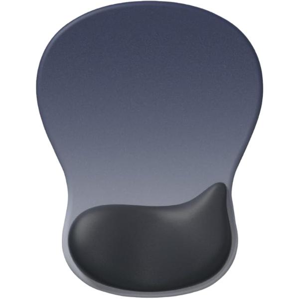 マウスパッド 手首 リストレスト 立体マウスパッド mouse pad クッション (ネイビーグレー...