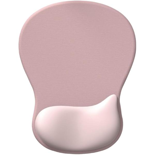 マウスパッド 手首 リストレスト 立体マウスパッド mouse pad クッション (くすみピンク)