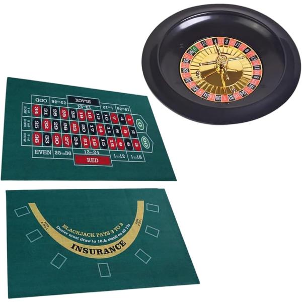 カジノ ルーレット 本格的 大きい リバーシブル ブラックジャック トランプ ルーレットホイール ゲ...