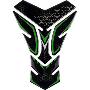 互換品 バイク タンクパッド 3D カワサキ ニンジャ 250 400 650/z400 z900 z1000 zx6r (グリーン)の商品画像