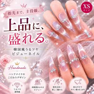 ネイルチップ つけ爪 ロング ハンドメイド 手作...の商品画像