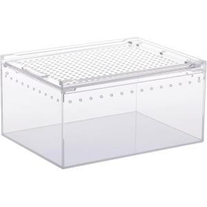 爬虫類シェルター ケージ クリア 透明 レプタイ...の商品画像