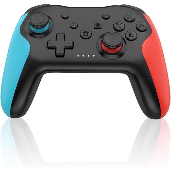 Switchコントローラー pc ゲームパッド アップグレード版 ジャイロセンサー機能 6軸 振動機...