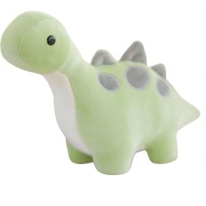恐竜 ぬいぐるみ クッション 抱き枕 おもちゃ ファーストトイ (ブロントサウルス, 30cm)