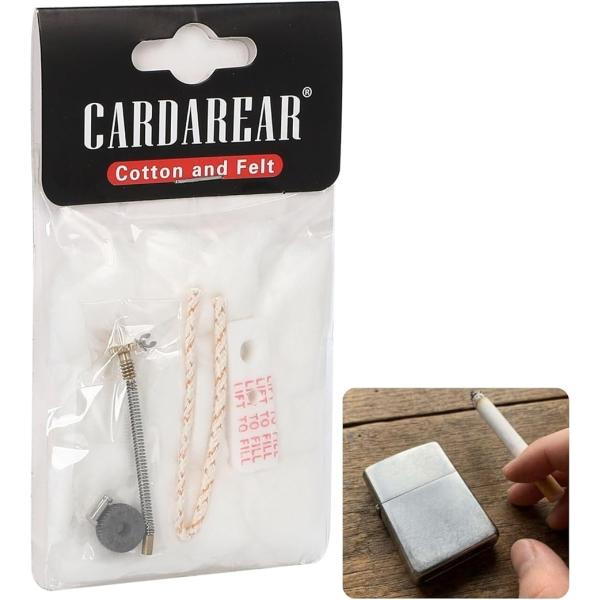 オイル ライター メンテナンス キット 5点 綿 ウィック フェルト パッド フリント ホイール ト...