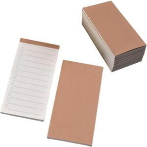 todoリスト ノート チェックリスト タスク管理 やることリスト クラフト 50ページ 10冊セット (茶色)