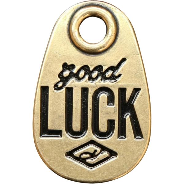 真鍮 キーホルダー グッドラック お守り メンズ アメリカン 35g 車 鍵 バッグ ギフト (ブラ...