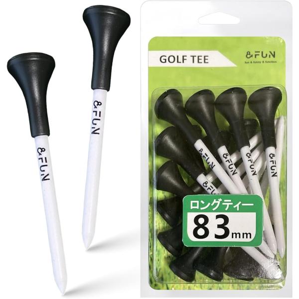 ラバーヘッドロングティー Simple 83mm 15本入中上級者 乗せやすい 折れにくい ゴルフテ...