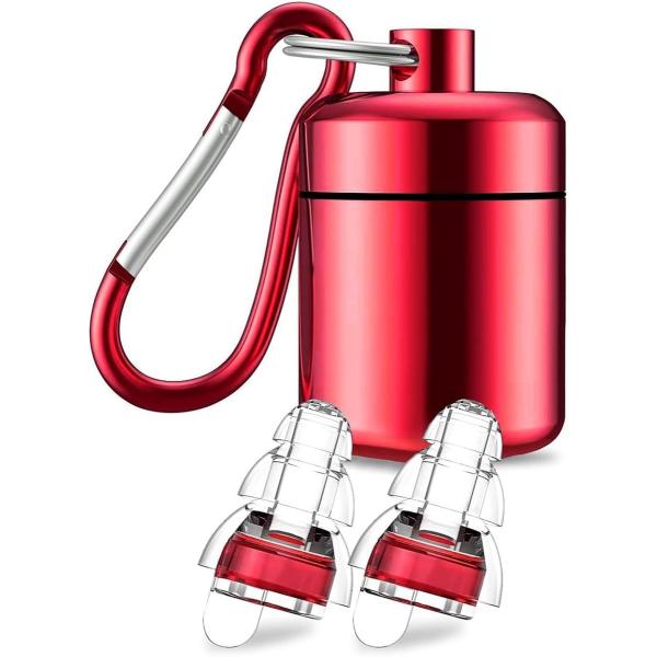 ライブ用 耳栓 睡眠用 安眠グッズ 遮音 シリコン素材 快眠グッズ 遮音フィルター付き 耳せん 工事...