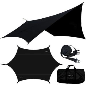 タープ ヘキサタープ 難燃性ポリエステル (ブラ...の商品画像