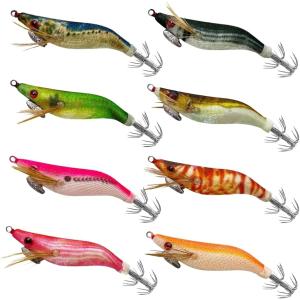 エギング 10本セット エギ 餌木 ルアー 夜光 蓄光 仕掛け イカ釣り 2.5