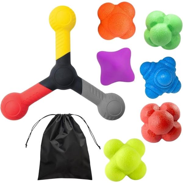 HOTQ リアクションボール 動体視力 反射神経 肺活量 トレーニング セット 練習 トレーニングロ...