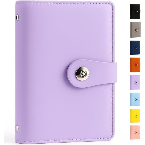 100万円貯まる貯金箱 お札 災害グッズ コンパクトサイズ(パープル,  ロックなし)