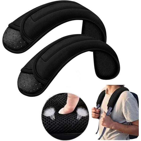 ユニバーサルショルダーパッド バッグ 荷物バッグ クロスボディ用 超厚クッション付き 2個セット (...