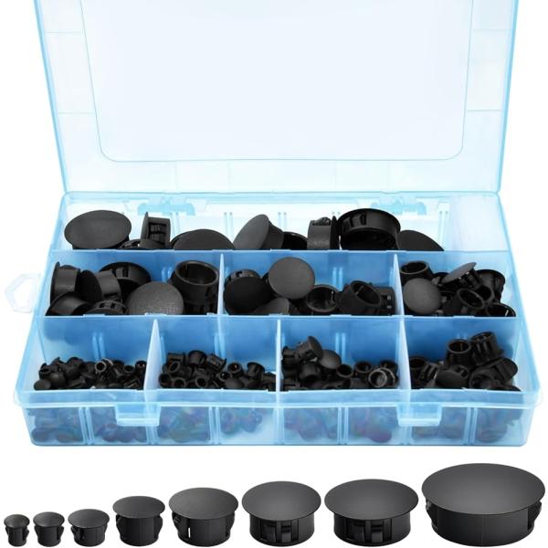 ホールプラグ プラスチック製穴プラグ ロック穴プラグ フラッシュタイプ 丸型 パネルスナップイン (...