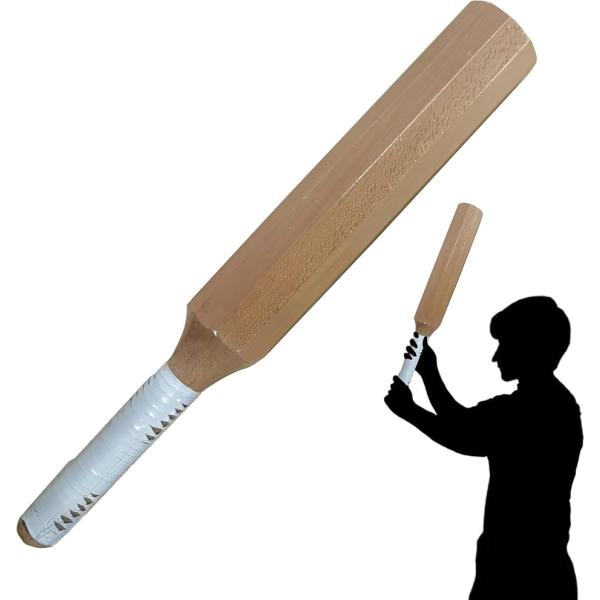素振り用短木刀 《重量約1.5kg》 稽古用 室内用 約60cm 約1500g(革柄付き,  60c...