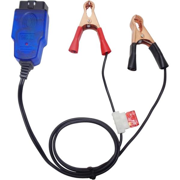 バッテリー交換 メモリー データー バックアップ セーブ OBD2 保護ヒューズ付き 12V用 自動...