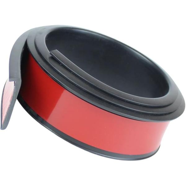 フェンダーモール 汎用 車検対応 フェンダーガード オーバーフェンダー 1.5m 1本 (ブラック)