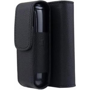 プルームオーラケース 持ち運び便利 Ploom aura用カバー 保護ケース 電子タバコケース オシャレ シンプル スッキリ(ブラック)