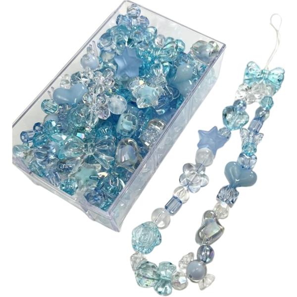 ハンドメイド用 ビーズ ミックスセット カラフル 手芸用 DIY アクセサリー作り 50g (ライト...