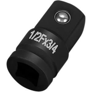 ピン固定式 インパクトレンチ用 ソケット変換アダプター (ブラック 1/2＞ 3/4)の商品画像