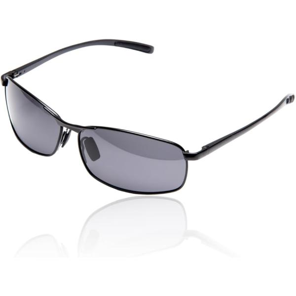 ヴァレリア ハイエンド 偏光 サングラス スプリングヒンジ メタルフレーム(ブラック)