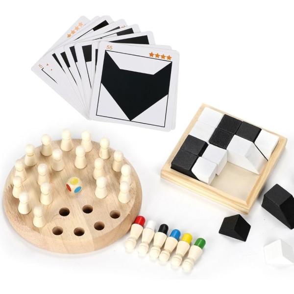 【互換品】 おもちゃ 神経衰弱 お題 パズル 知育 玩具 脳トレ 思考力 2種セット 子供 高齢者 ...