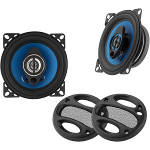 互換品】 TP-1071 4インチ 2WAYカースピーカー 300W 車載用