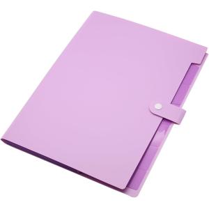 A4 7ポケット 書類整理ファイル (パープル)