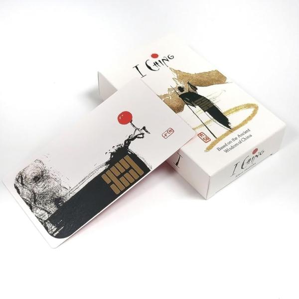 bright warm イーチンタロットカード64枚入り 易カード コンパクトサイズの易を題材にした...