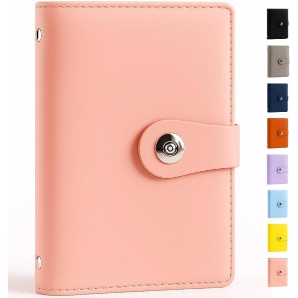 100万円貯まる貯金箱 お札 災害グッズ コンパクトサイズ(ピンク,  ロック有り)