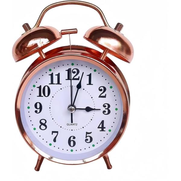 大音量 目覚まし時計 おしゃれ 振動 置き時計 アナログ 絶対起きれる目覚まし ベル 可愛い ベル音...