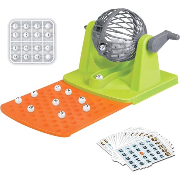 ビンゴゲーム 抽選機 ビンゴマシーン ガラポン 抽選器 ビンゴカード(マルチカラー)